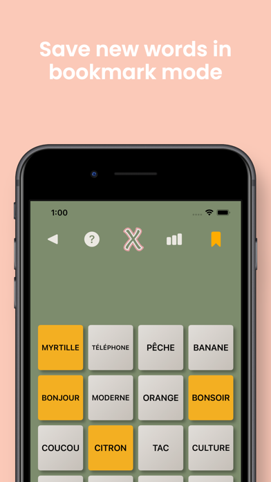 Connexions: French Word Game screenshot game