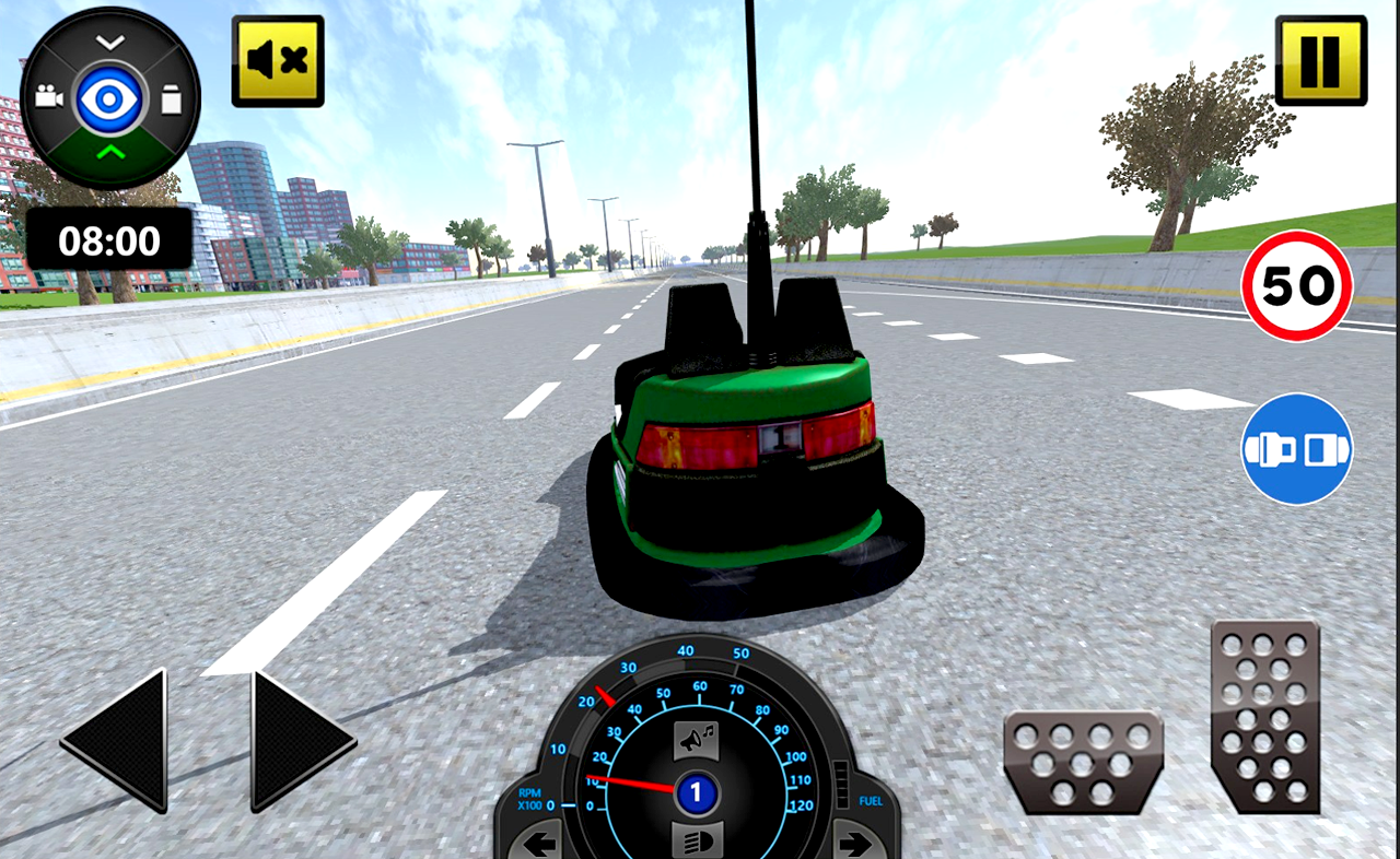 Bumper Cars Driving School Game Screenshot