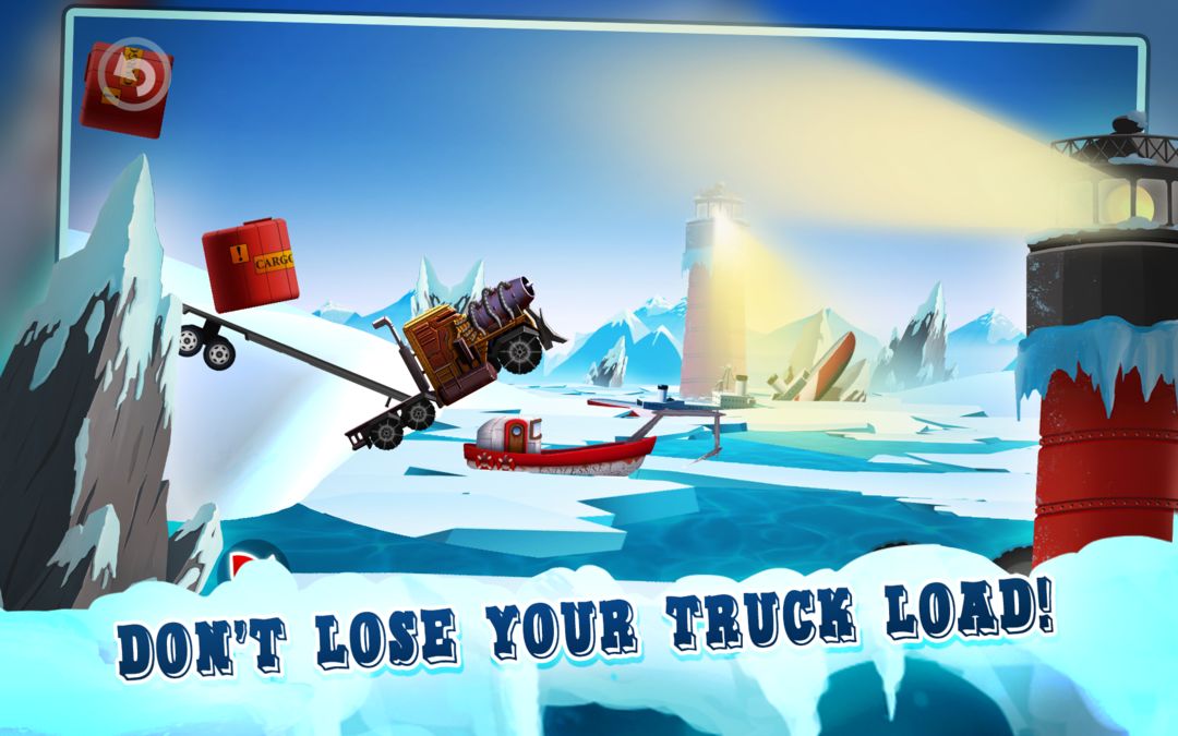 Truck Driving Race 2: Ice Road ภาพหน้าจอเกม