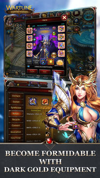 Captura de Tela do Jogo Wartune: Hall of Heroes