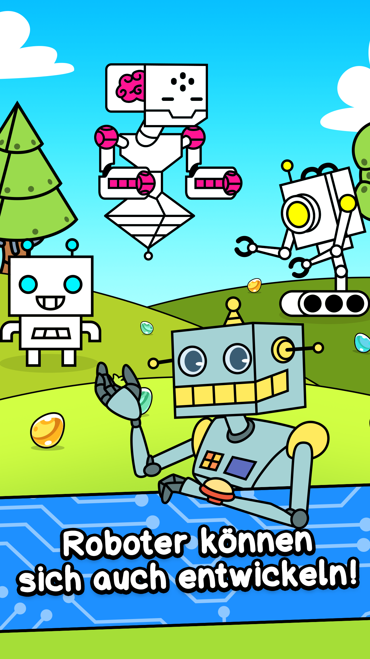 Screenshot 1 of Robot Evolution - Clicker Game 1.0.40