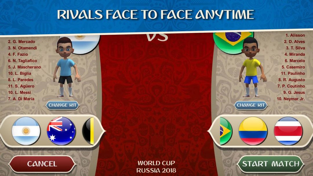 축구 월드컵 게임 스크린 샷