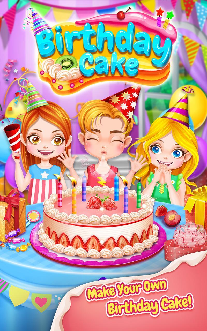 Sweet Birthday Cake Maker 遊戲截圖