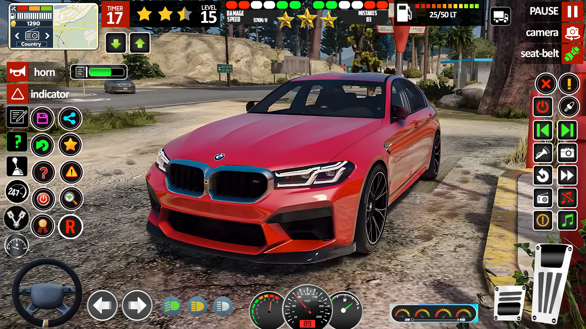 City Car Game Driving School Game Screenshot