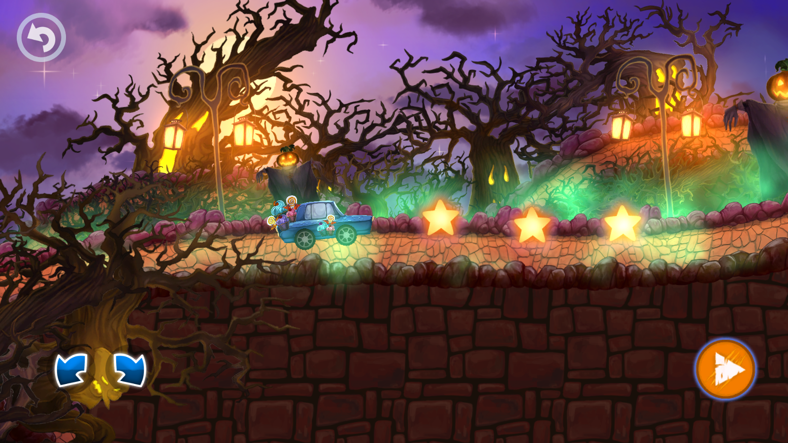 Halloween Cars: Monster Race 遊戲截圖