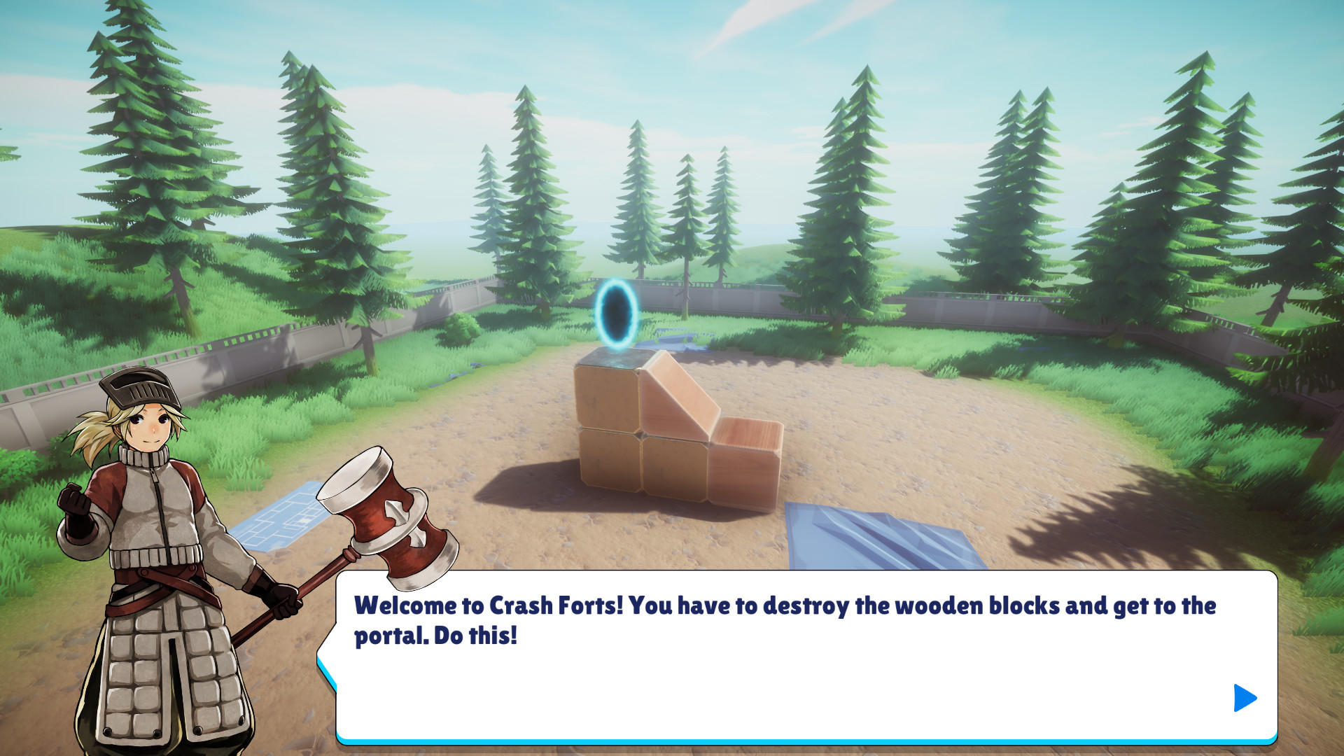 Crash Forts Game Screenshot