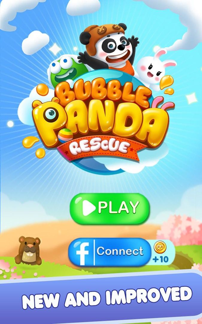 Screenshot of Bubble Panda Rescue