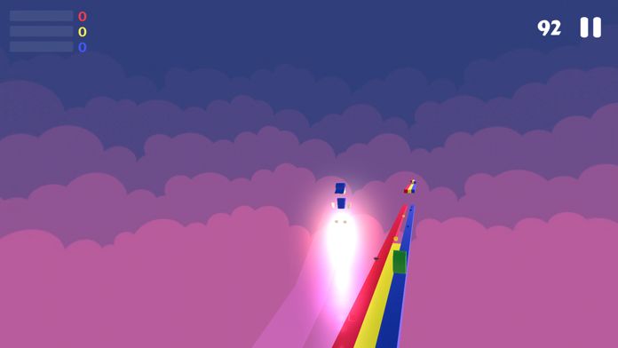 Screenshot of Rainbow Run - The Sky Runner