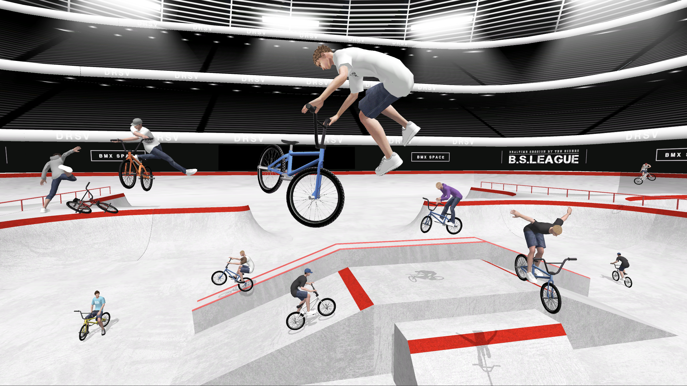 BMX Space Game Screenshot