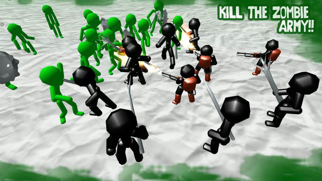 Stickman Simulator: Zombie War screenshot game