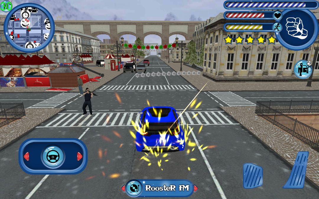 Winter Robot Rise screenshot game