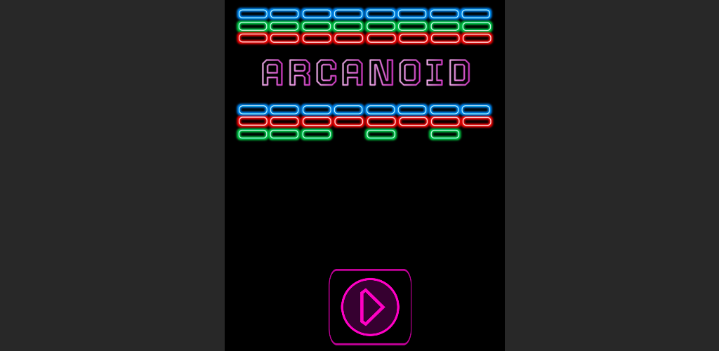 Banner of Neon Arcanoid 1.0