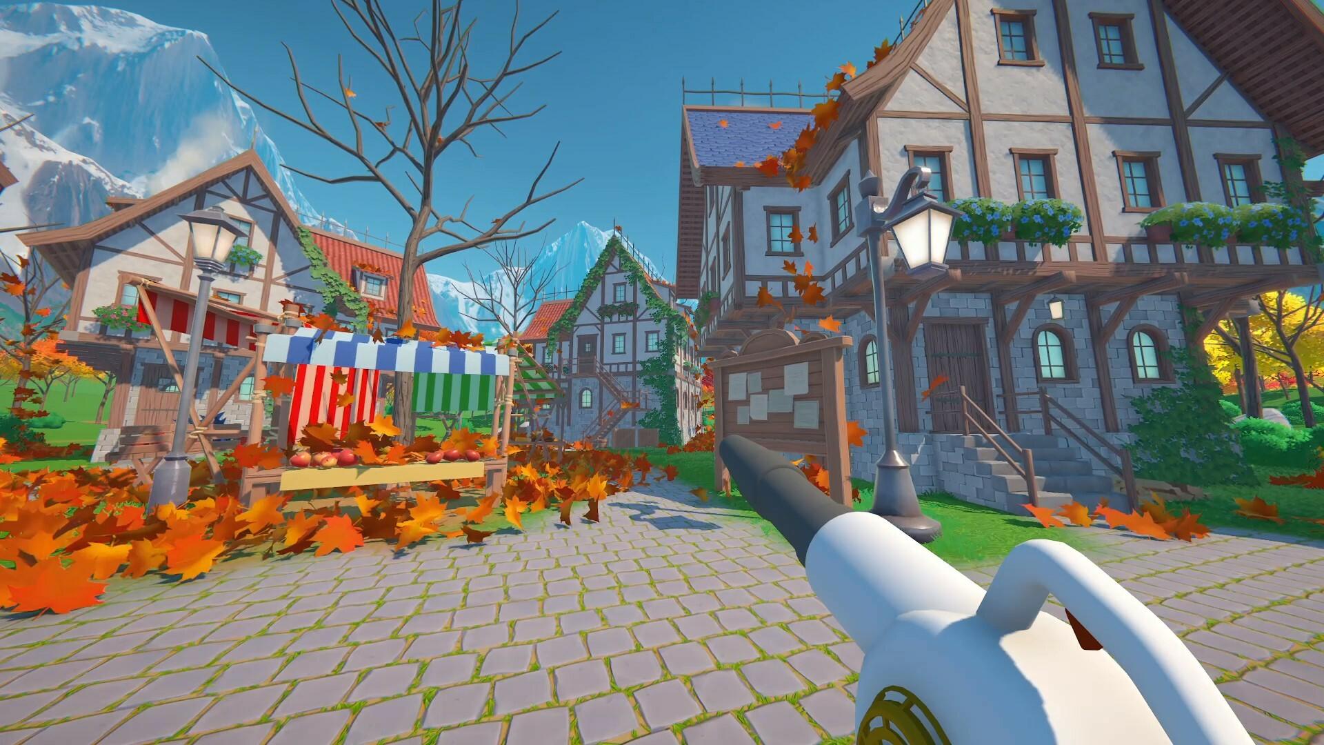 Leaf Blowing Simulator screenshot game