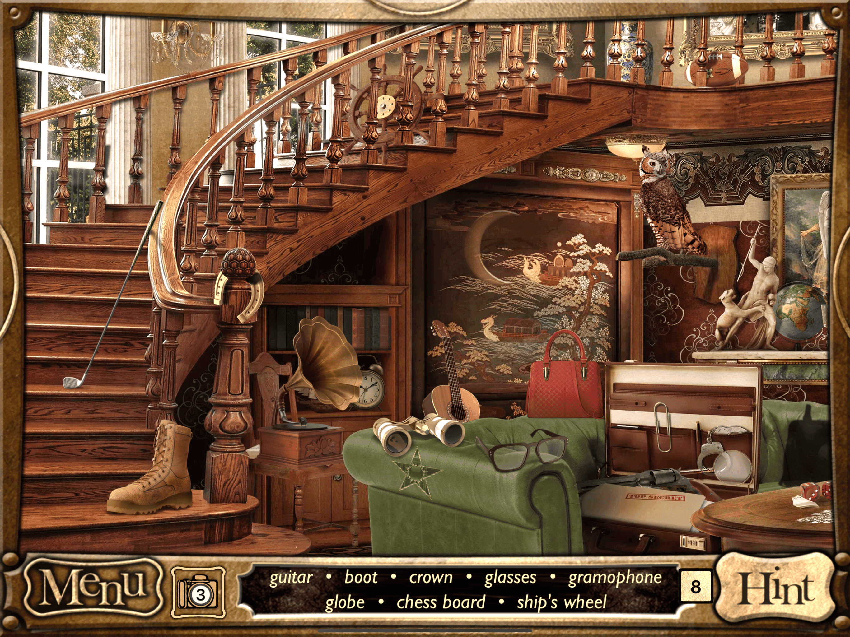 Detective Holmes Hidden Object ภาพหน้าจอเกม