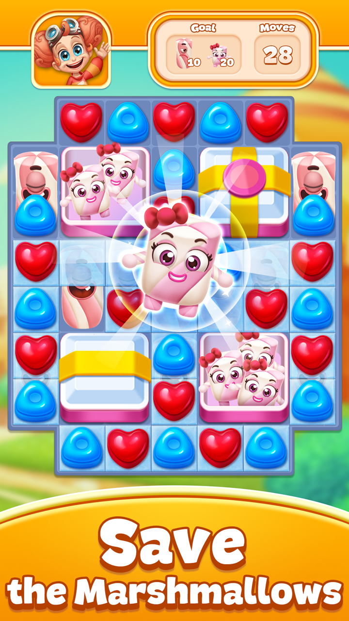 Candy Pop Story : Match 3 Game Screenshot