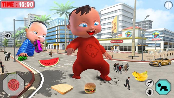 Fat Hungry Baby Simulator Game Game Screenshot