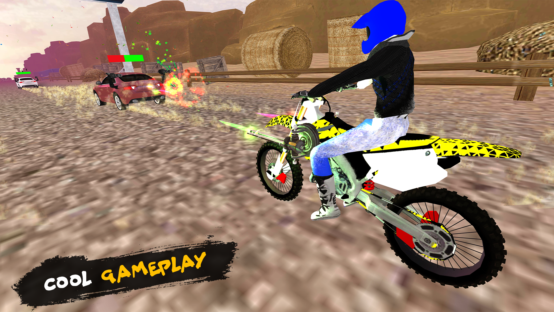 Ảnh chụp màn hình Indian Bikes 3D Stunt Driving