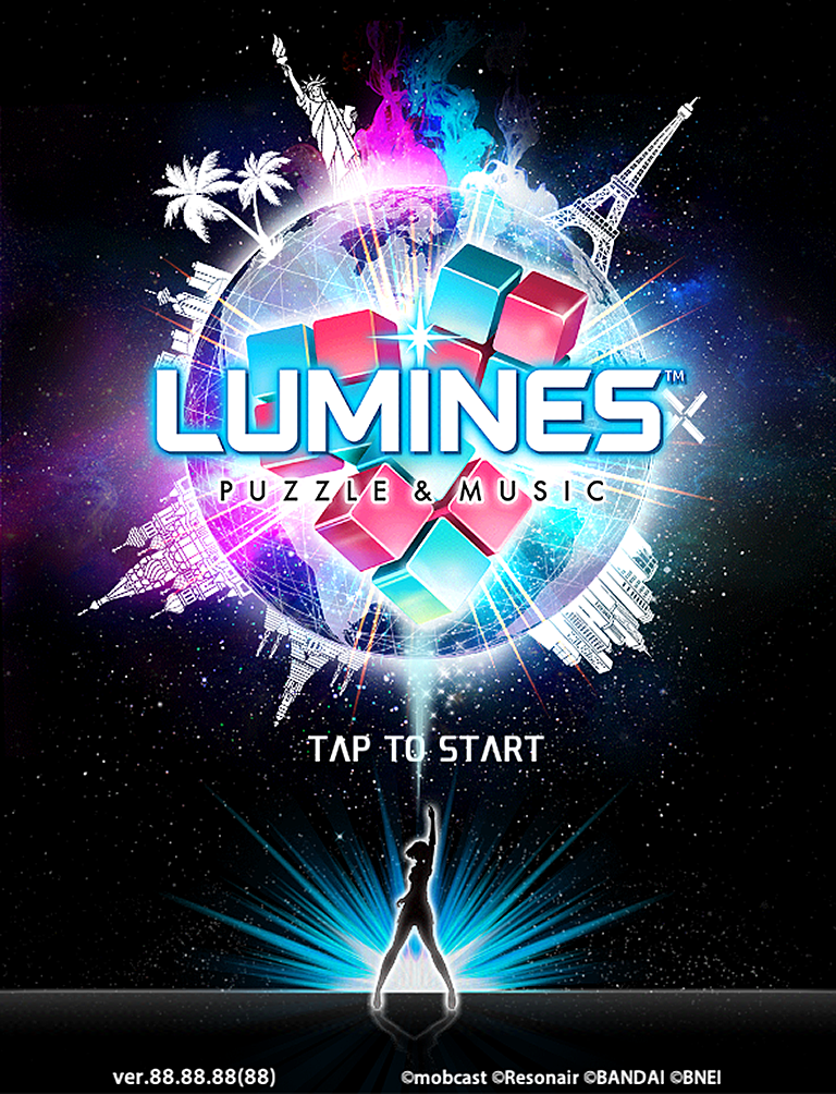 LUMINES パズル&ミュージック Game Screenshot