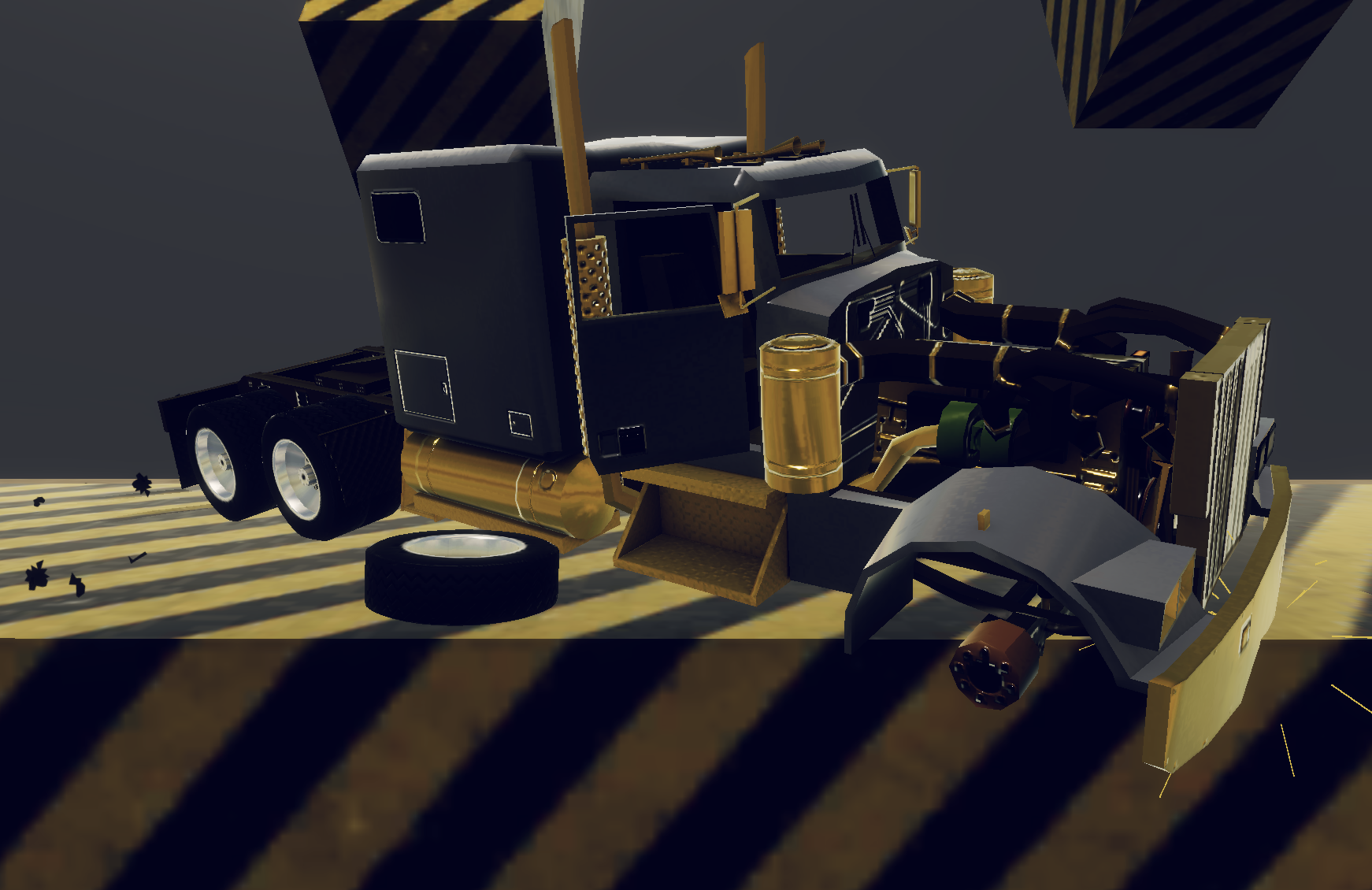 Car Crash Simulator : Desert Game Screenshot