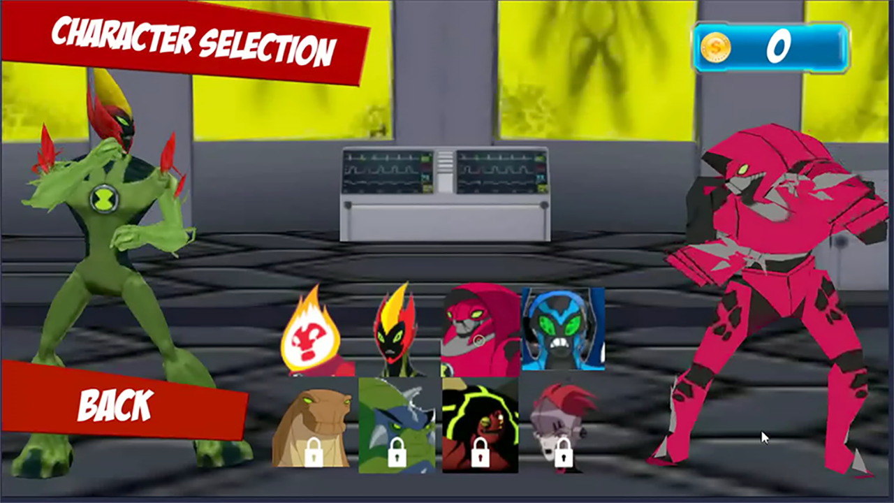 Screenshot of Aliens Arena: Mega Alien War Transform