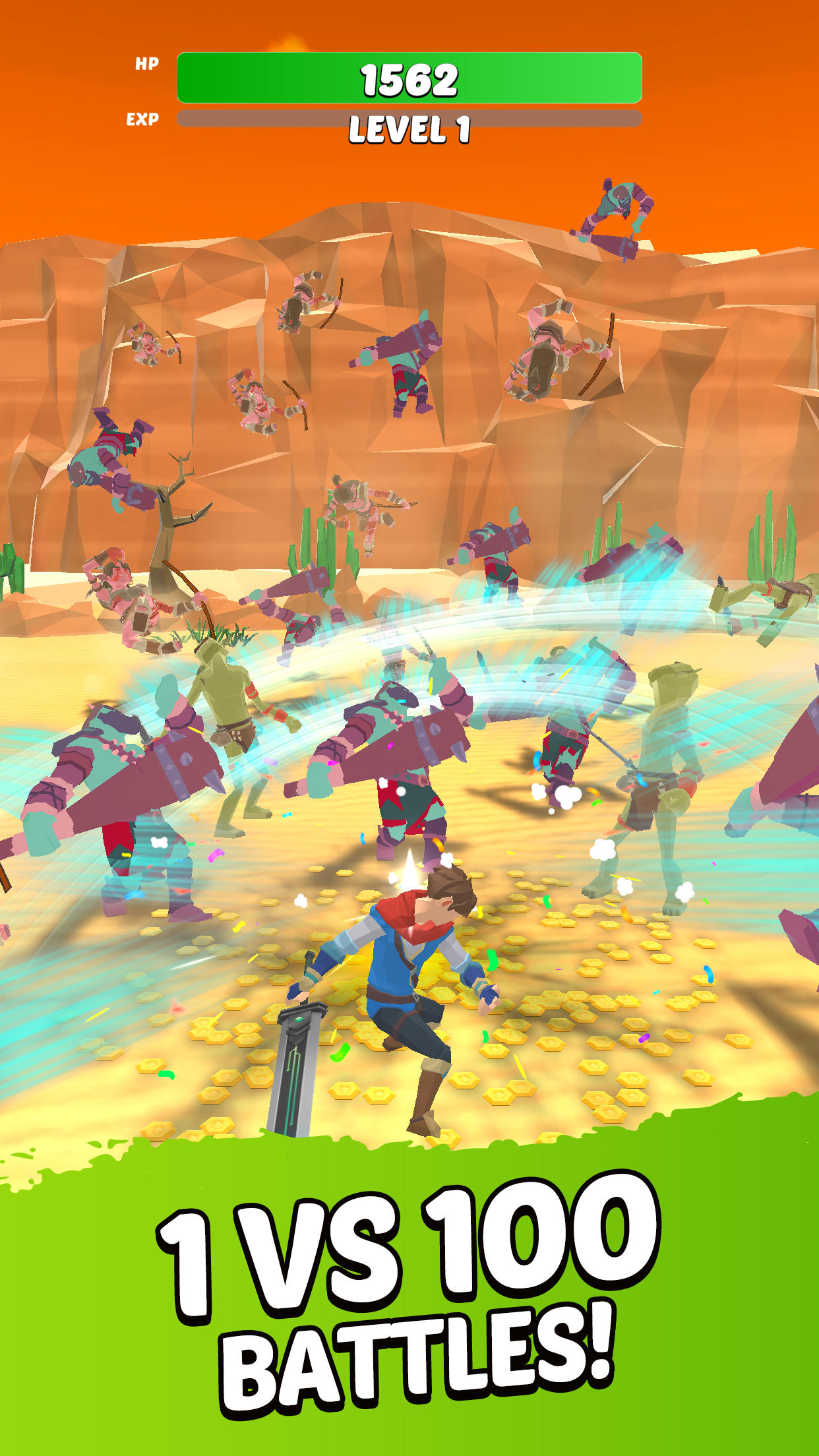 Screenshot of Every Hero - Smash Action