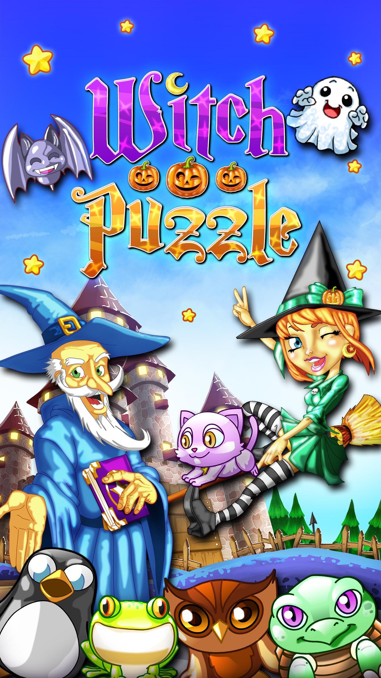 Screenshot of Witch Puzzle - Magic Match 3