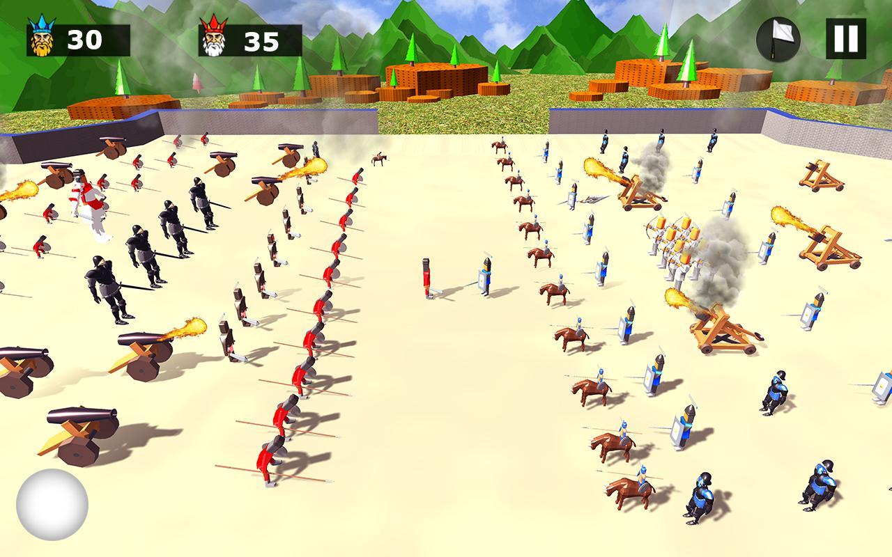 Battle Simulator of Epic War:  Game Screenshot