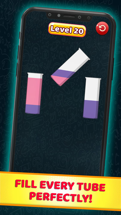 Funnel Sorting Puzzle Game Game Screenshot