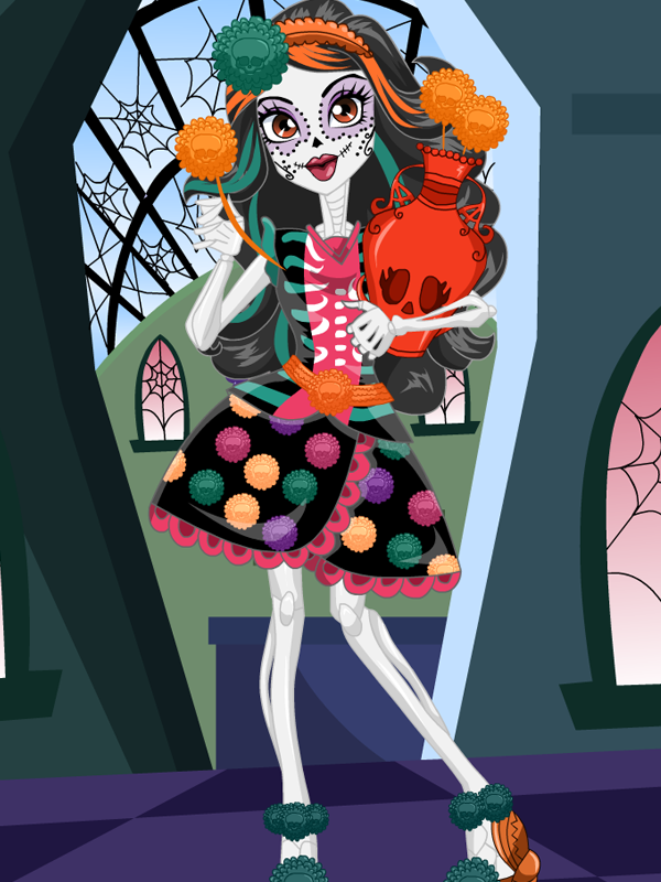 Ghouls Monsters Fashion Dress Up Game Game Screenshot