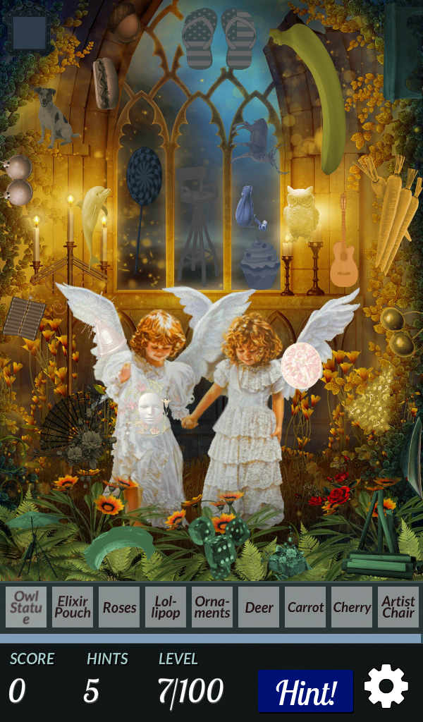 Hidden Object - Love and Light Game Screenshot