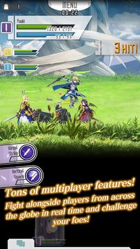 SWORD ART ONLINE:Memory Defrag ゲームのスクリーンショット