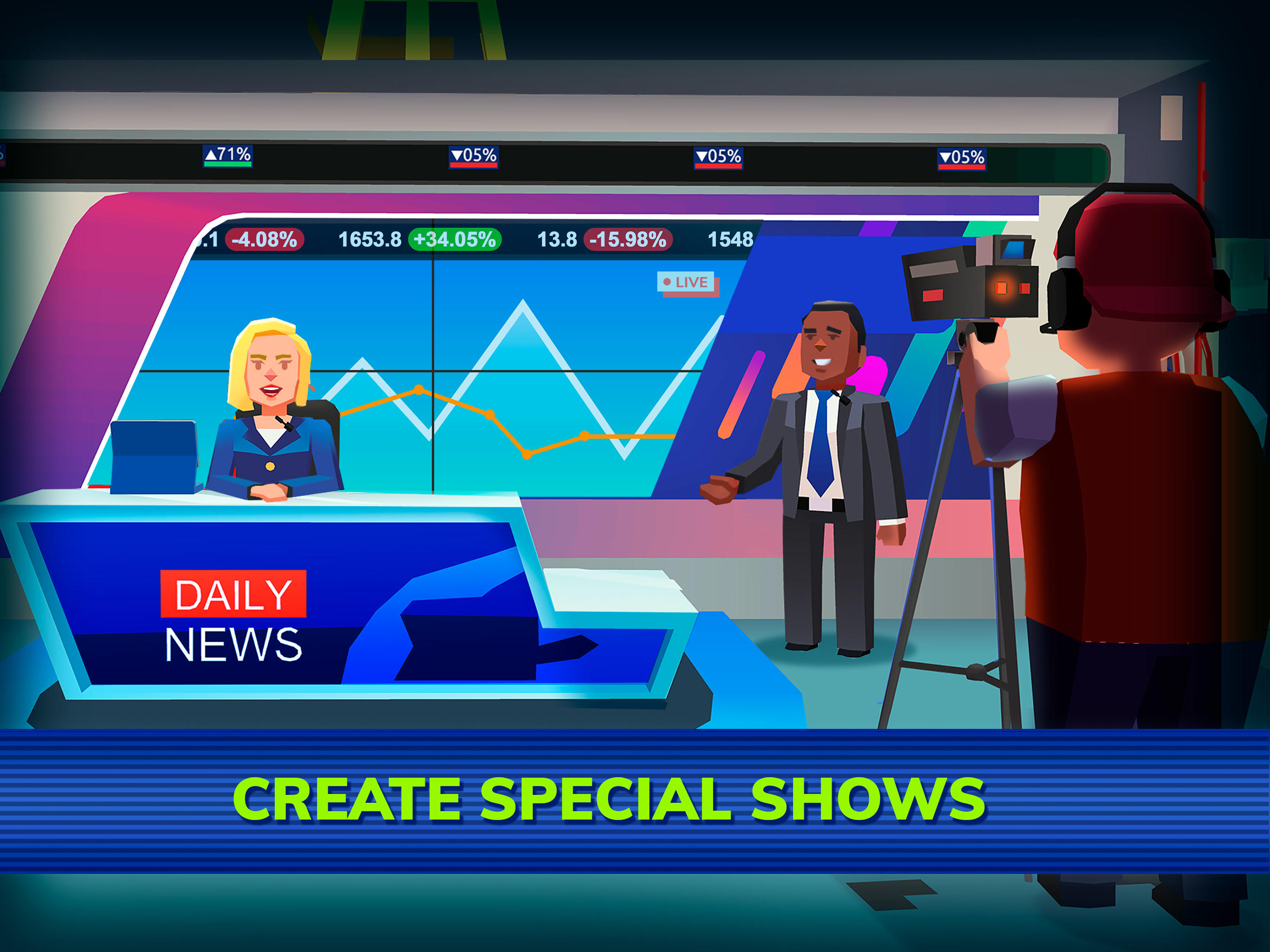 TV Empire Tycoon - Idle Game screenshot game