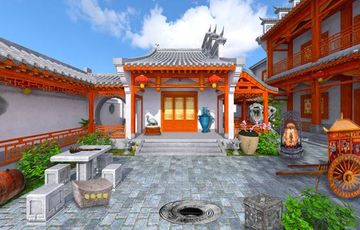Escape Game Studio - Chinese Residence Game Screenshot