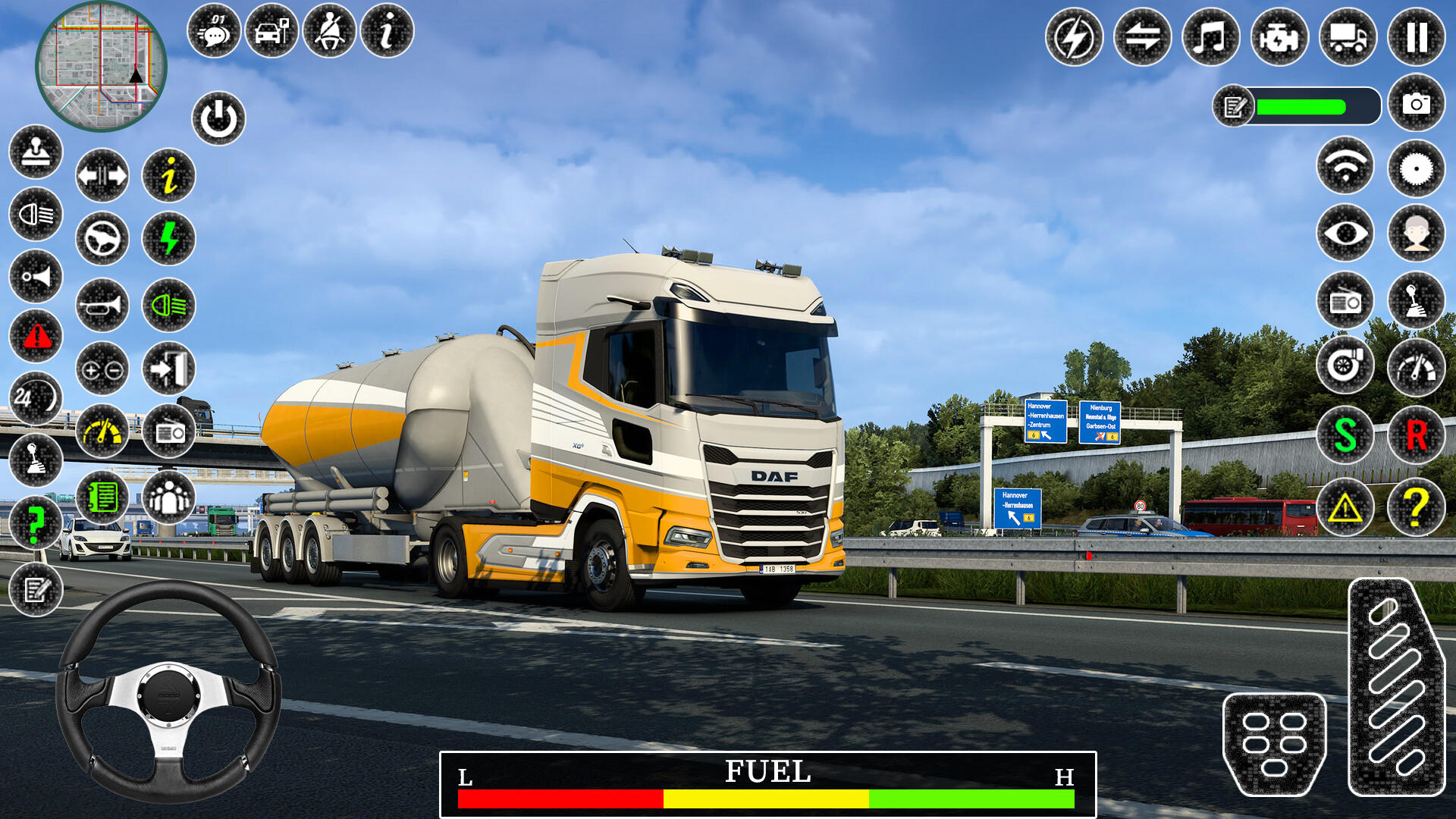 유로 트럭 시뮬레이터 3d 드라이버 게임 스크린 샷