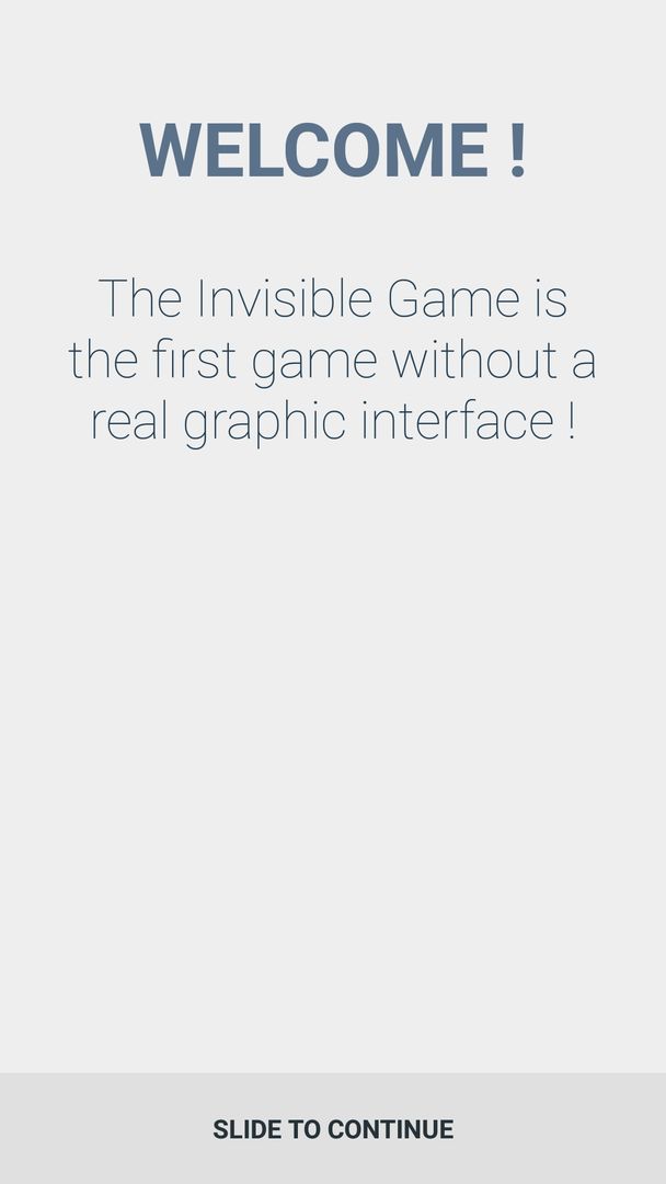 Screenshot of The Invisible Game