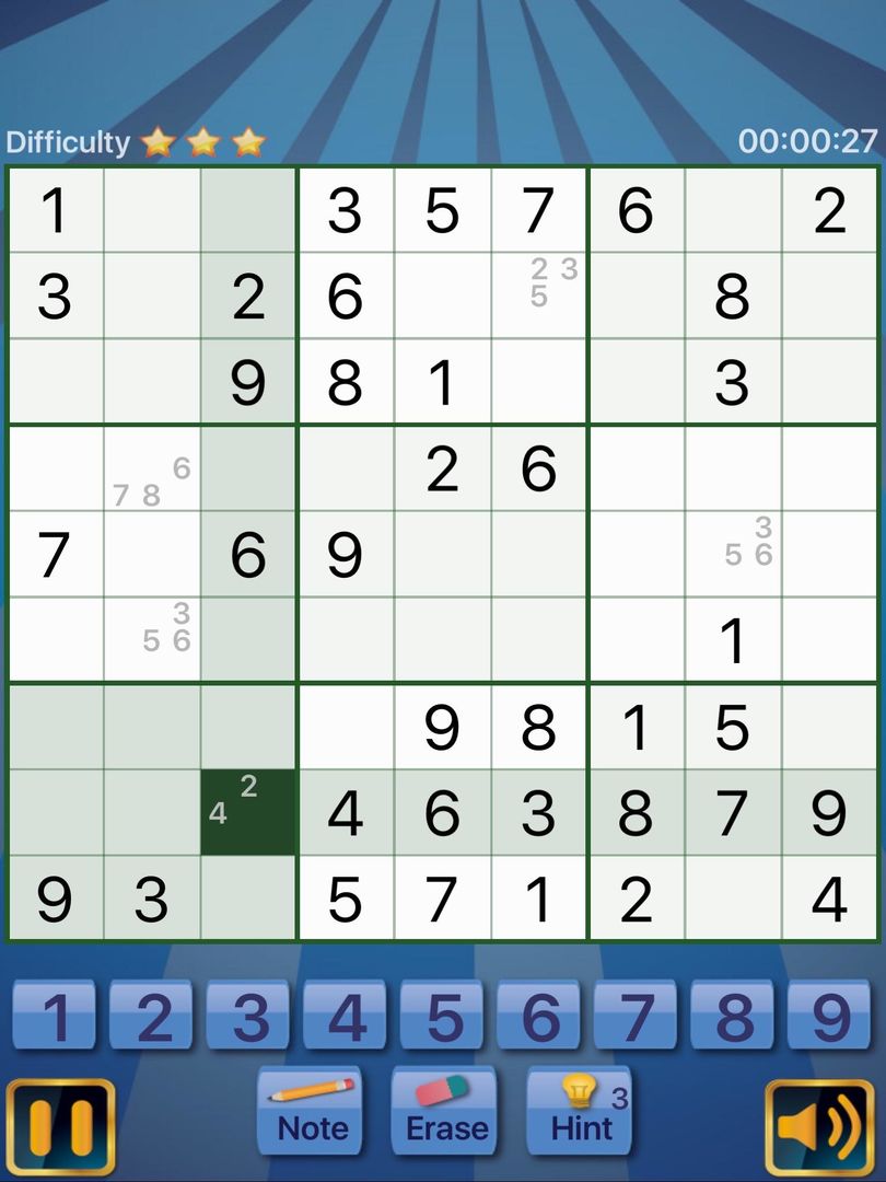 Sudoku - The Way of Kings 게임 스크린 샷