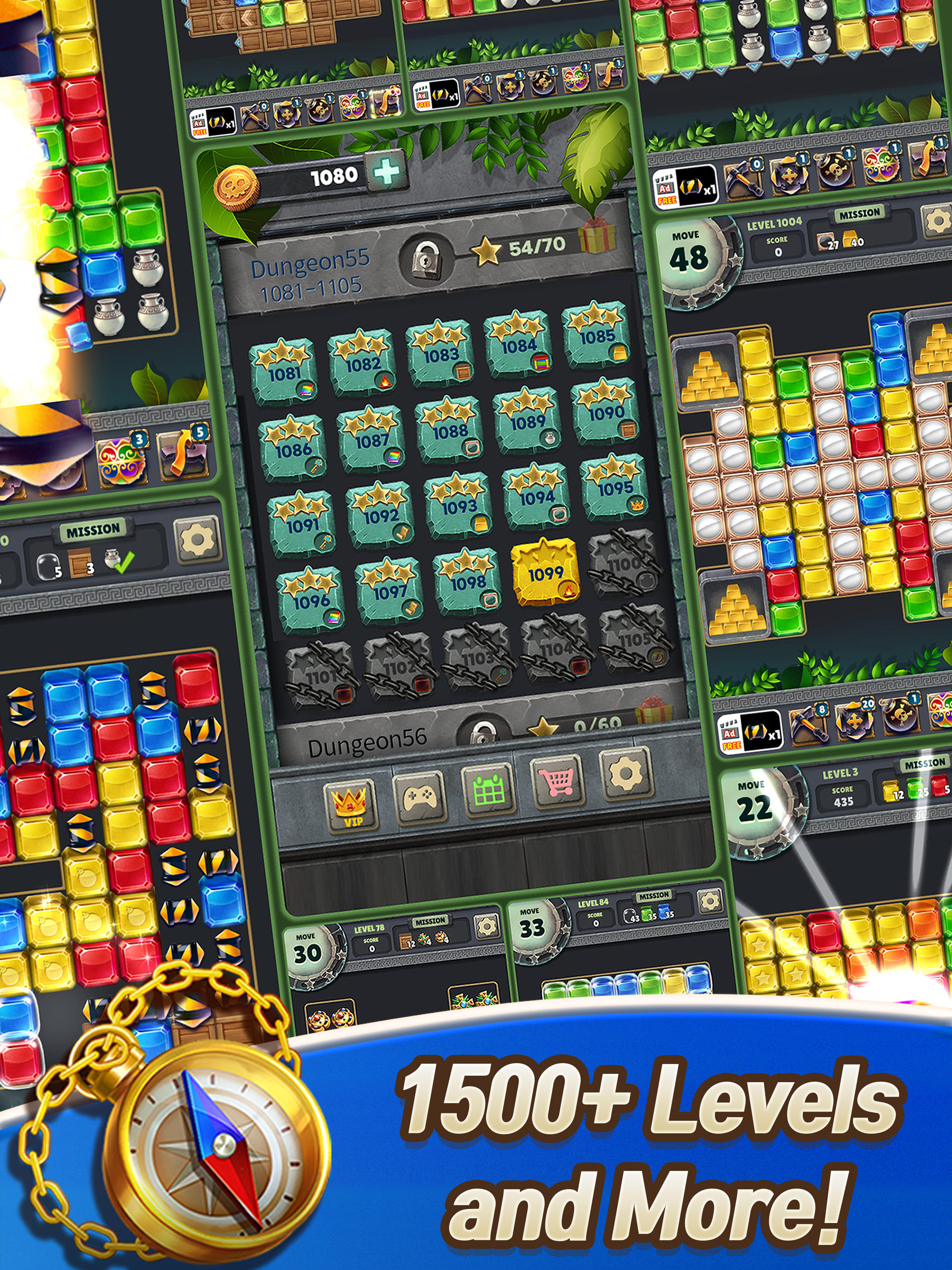 Jewel Blast : Temple Game Screenshot