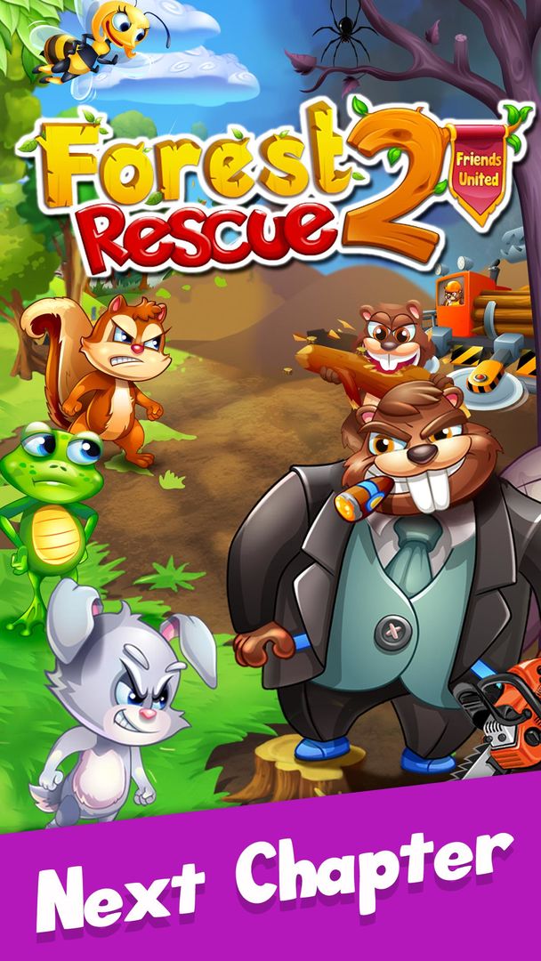 Forest Rescue 2 Friends United 게임 스크린 샷