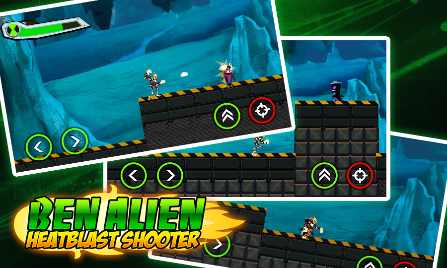 Ben Alien Heartblast - Galaxy Alien Shooter Game Screenshot