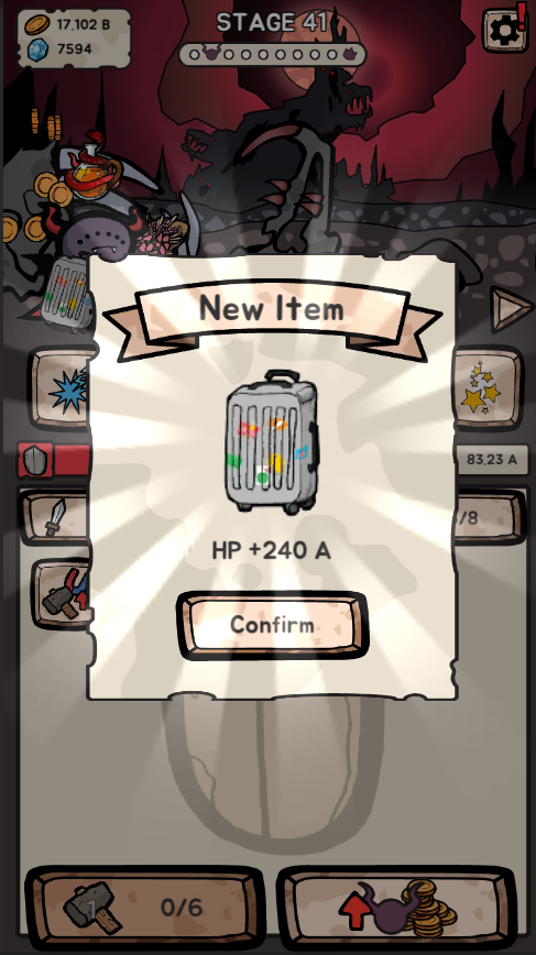 Demon RPG ゲームのスクリーンショット