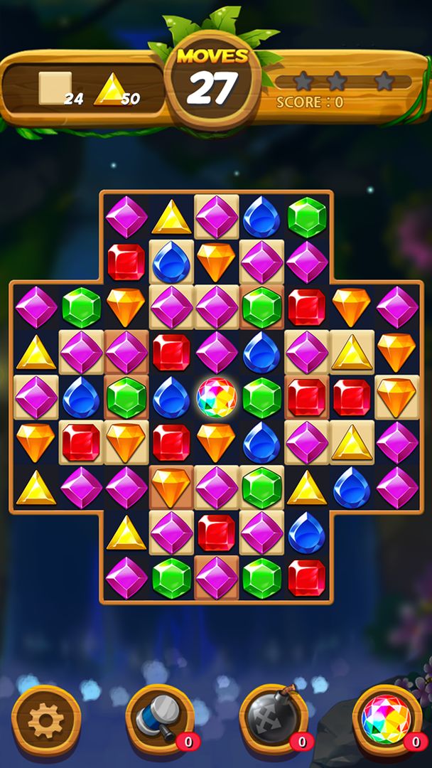 Jewels Forest : Match 3 Puzzle ภาพหน้าจอเกม