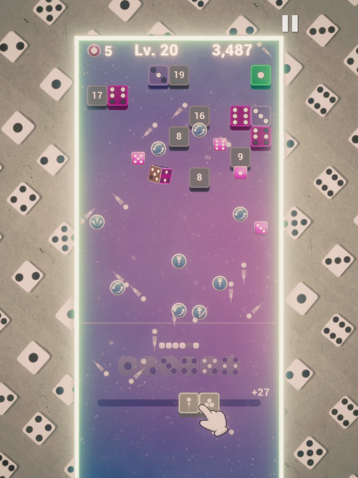 DBB  - Dice Brick Breaker Game Screenshot
