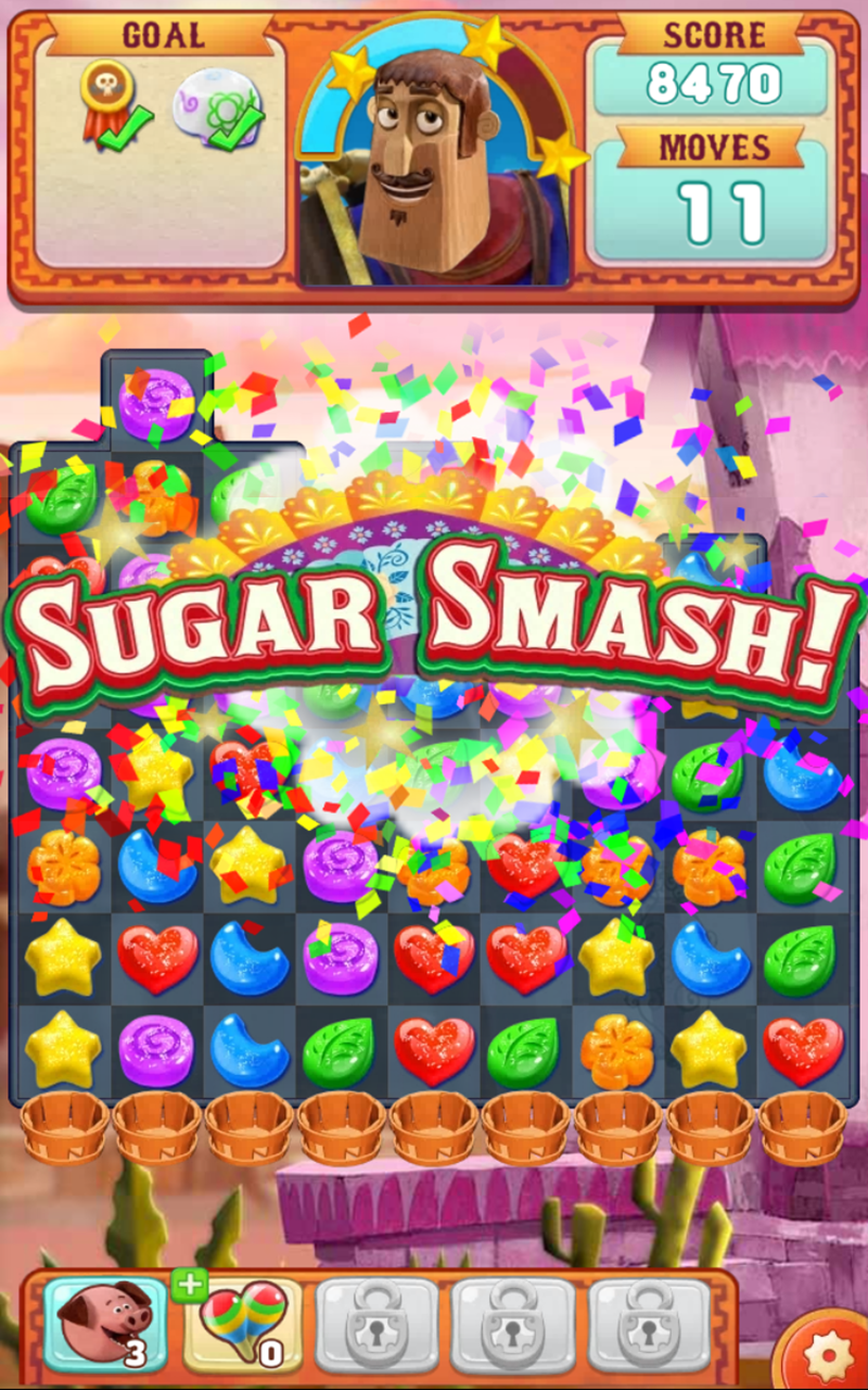 Cuplikan Layar Game Sugar Smash: Book of Life