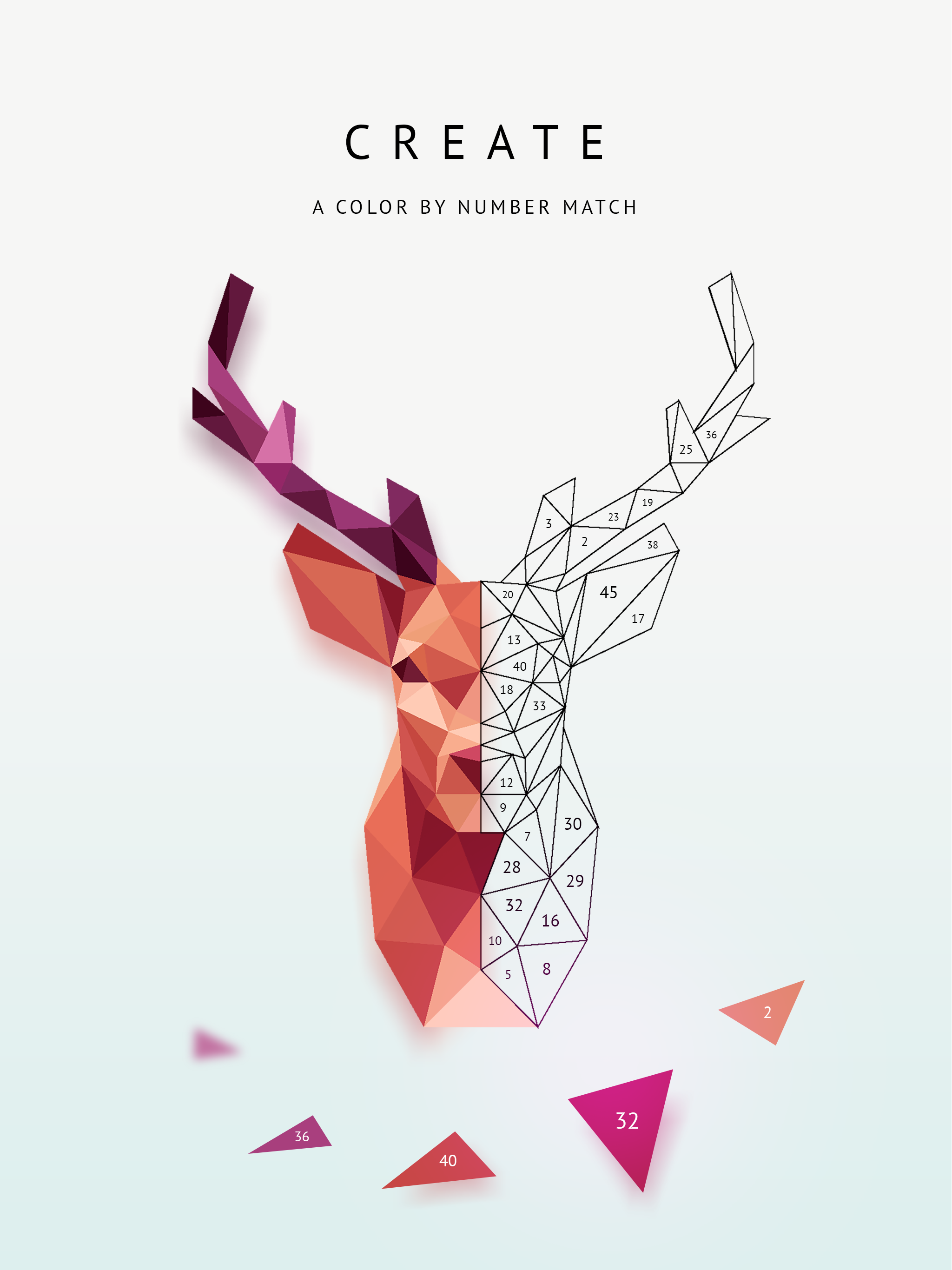 Poly Artbook - puzzle game Game Screenshot