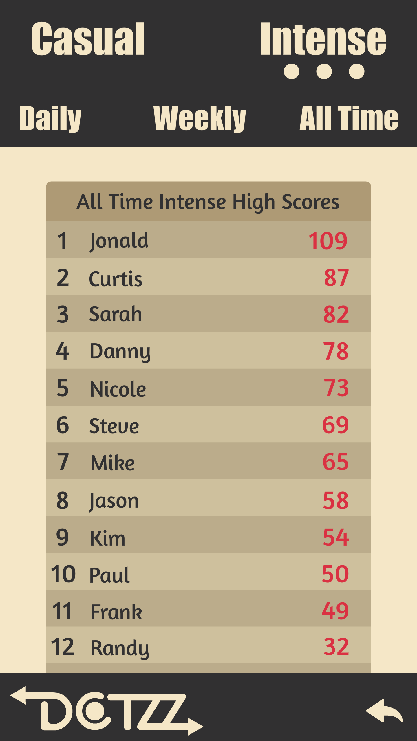 Dotzz Game Screenshot