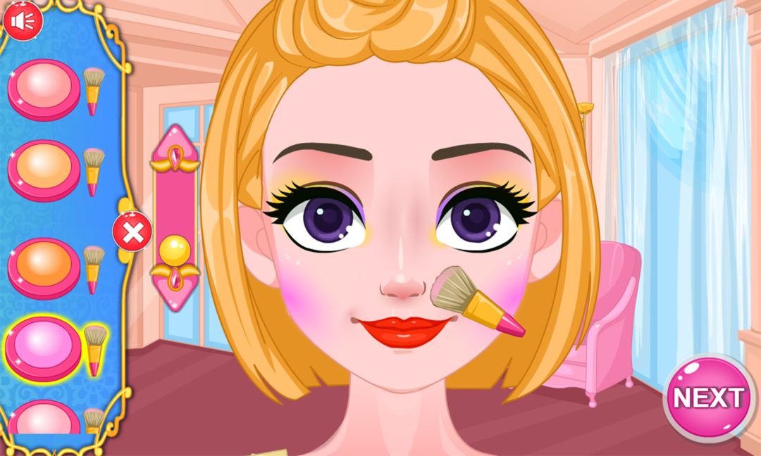 Screenshot of Princess makeup spa salon