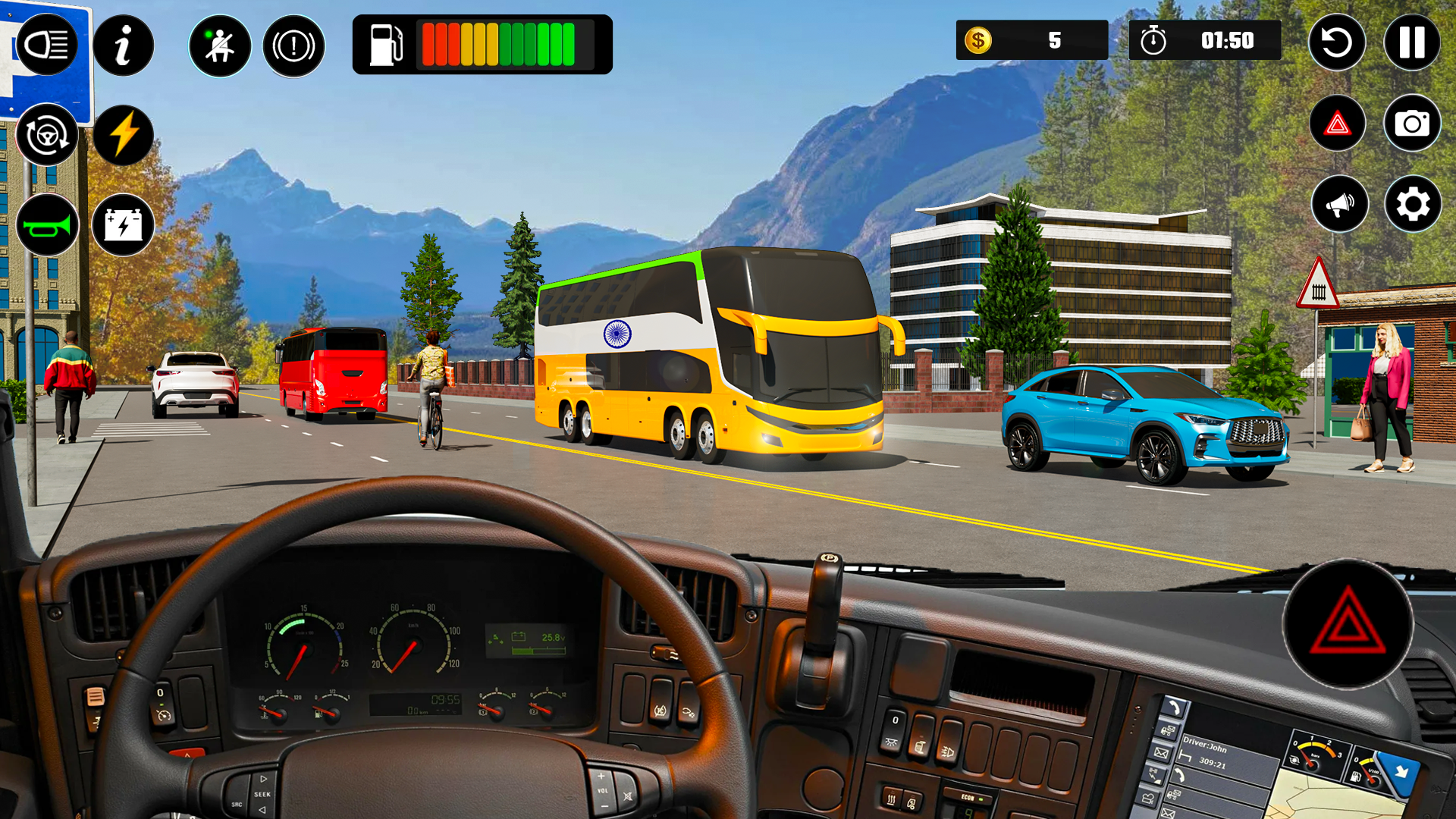 Bus Simulator Games offline 3D 게임 스크린 샷