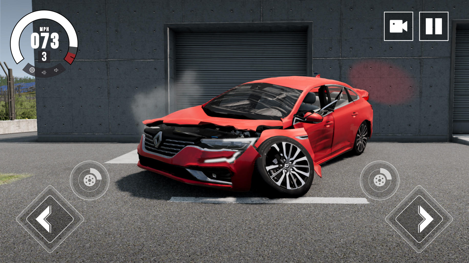 Captura de Tela do Jogo Renault GT: Car Crash Master