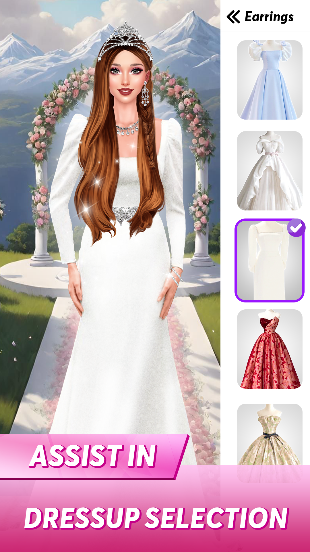 Wedding Dress Up Bridal Games Game Screenshot