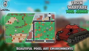 Iron Warfare Pixel Assault Game Screenshot